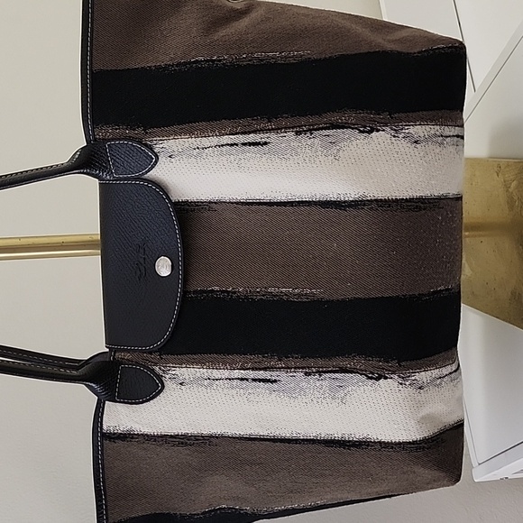 LONGCHAMP Canvas Ombre Le Pliage Tote - Picture 4 of 16